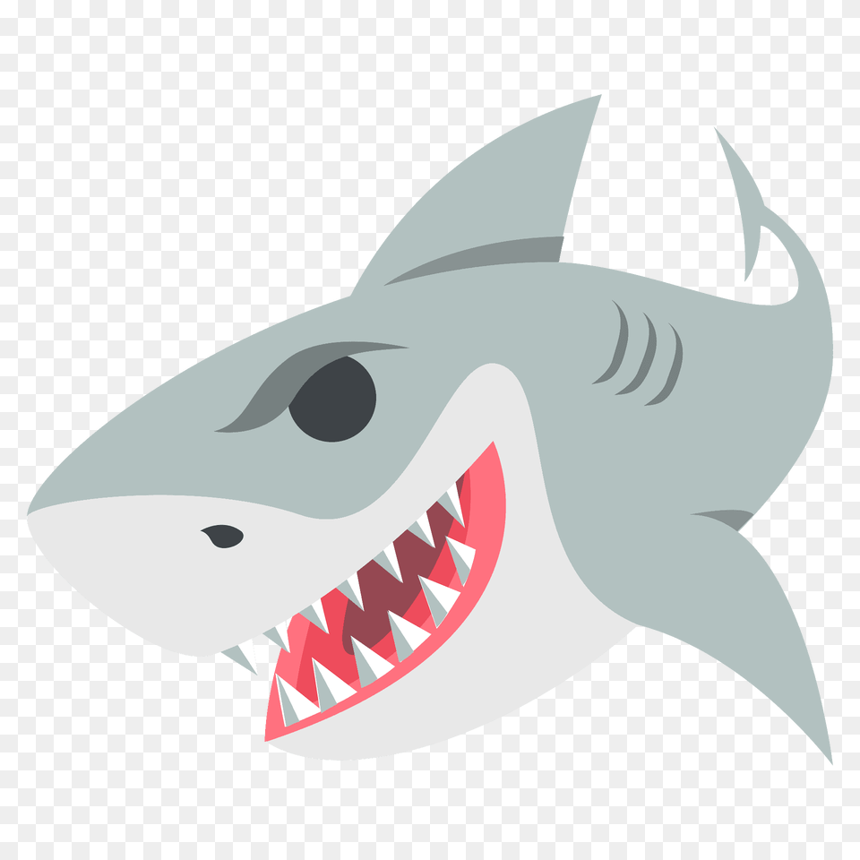 Shark Emoji Clipart, Animal, Fish, Sea Life, Great White Shark Free Png Download