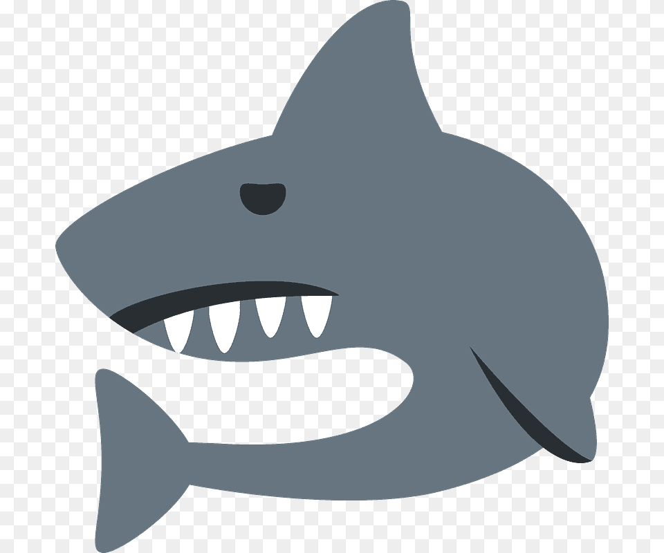 Shark Emoji Clipart Twitter Shark Emoji, Animal, Sea Life, Fish, Great White Shark Free Png Download