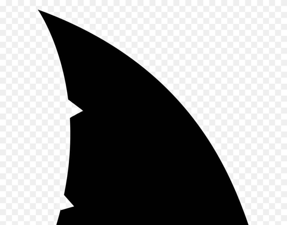 Shark Fin Shark Party Silhouette Cameo Clip Art Shark Fin Silhouette, Bow, Weapon, Arrow, Arrowhead Png