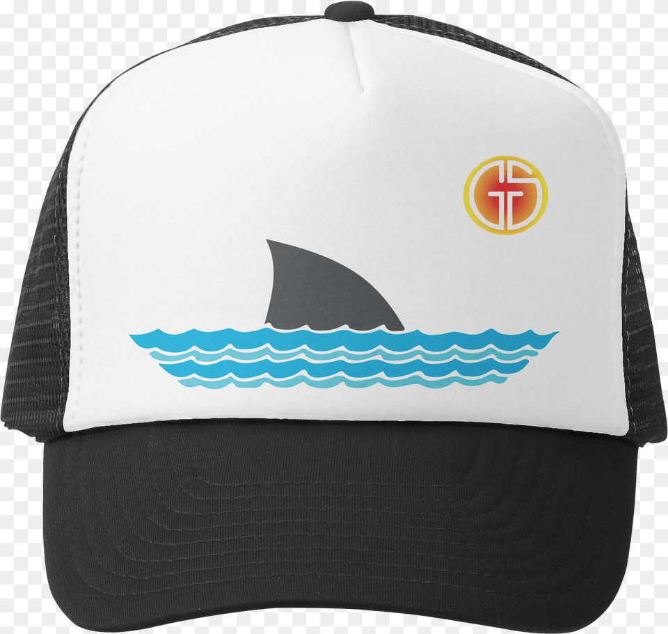Shark Fin Trucker One In A Melon Hat, Baseball Cap, Cap, Clothing, Swimwear Free Png Download