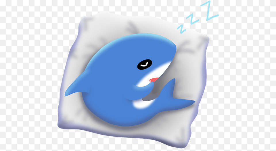 Shark Friends Messages Sticker 7 Cartoon, Cushion, Home Decor, Pillow, Baby Free Png Download