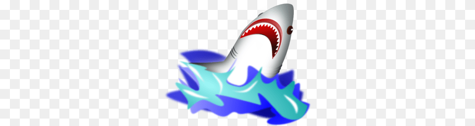 Shark In The Waves Clip Art, Animal, Fish, Sea Life, Smoke Pipe Png Image