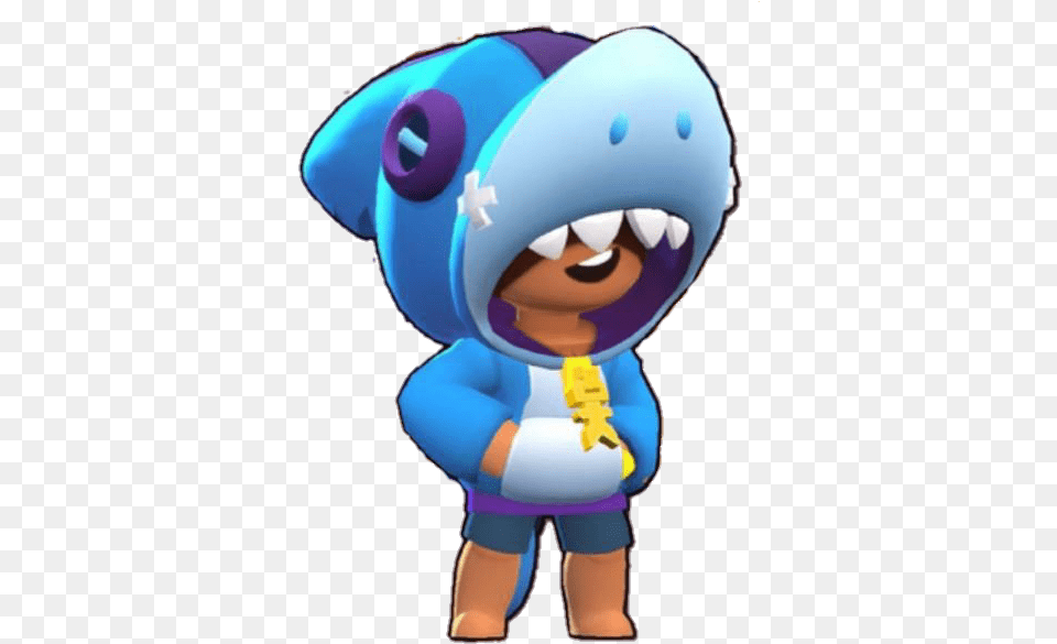 Shark Leon Without The Background If Brawl Stars Shark Leon, Baby, Person, Game, Super Mario Free Transparent Png