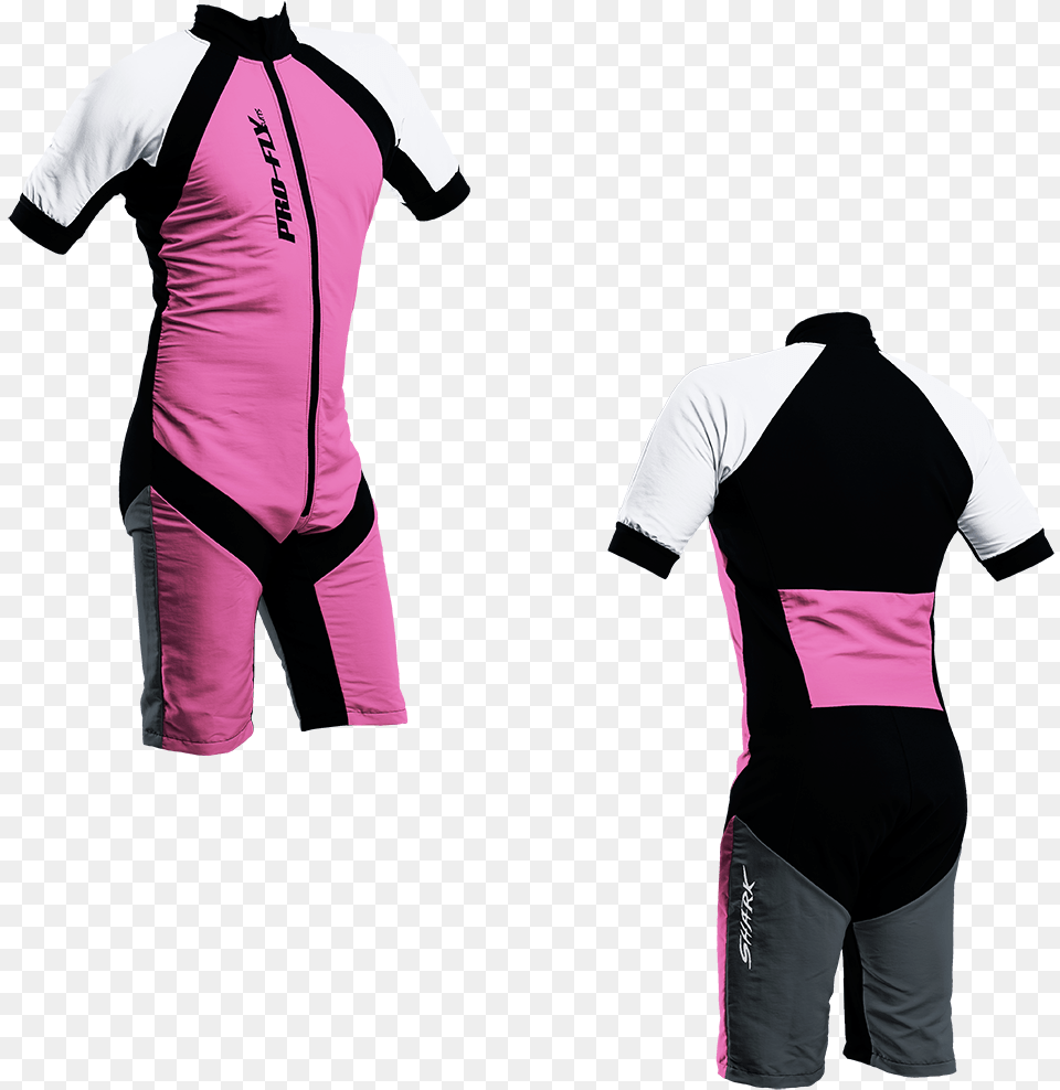 Shark Pink White Charcoal Pro Fly Suits, Vest, Clothing, Lifejacket, Long Sleeve Png