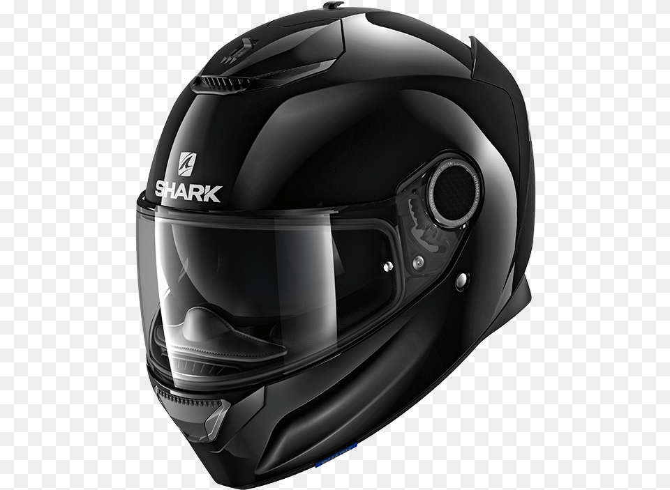 Shark Spartan Black, Crash Helmet, Helmet Free Png Download