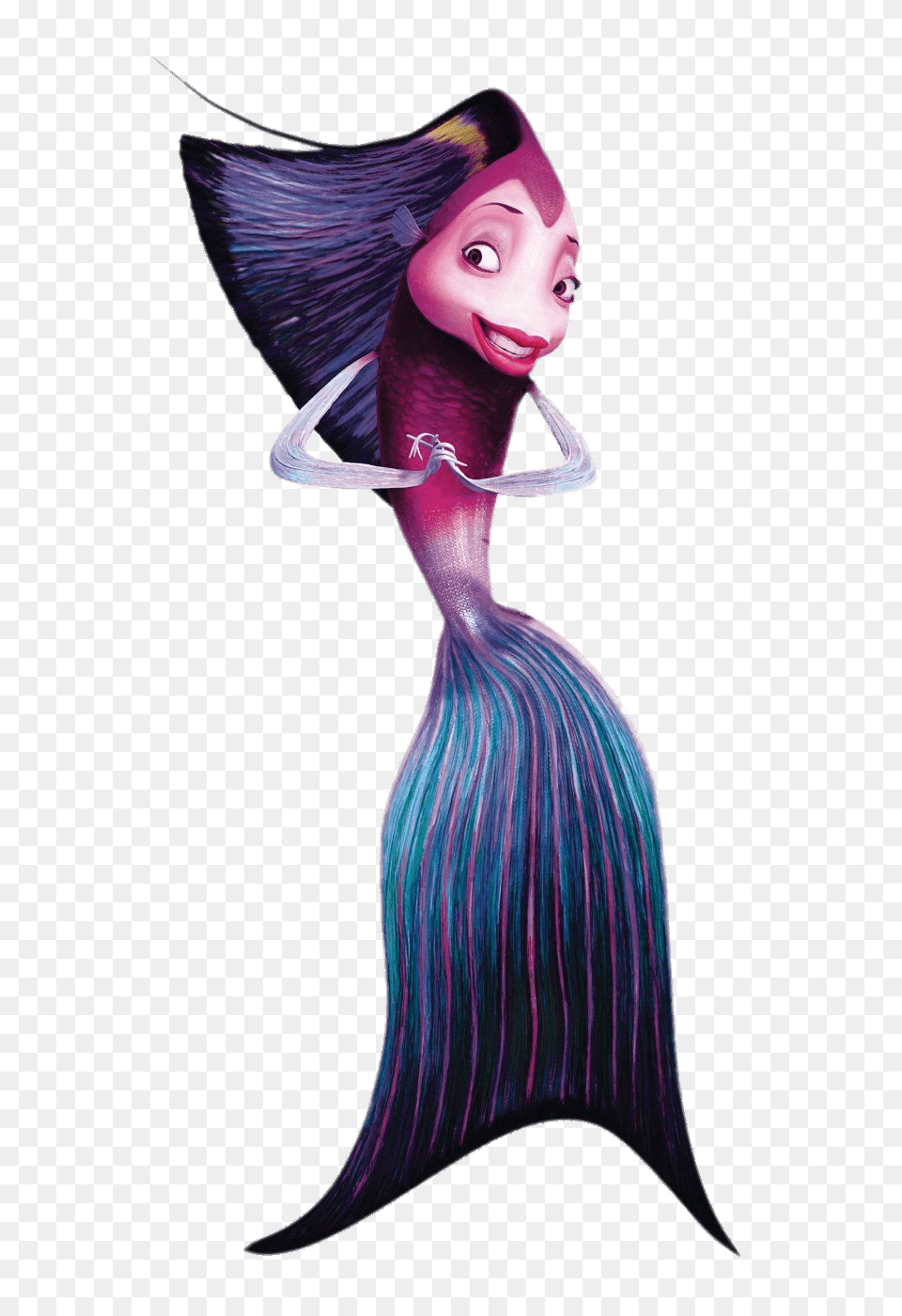 Shark Tale Character Angie, Adult, Person, Female, Woman Free Png Download