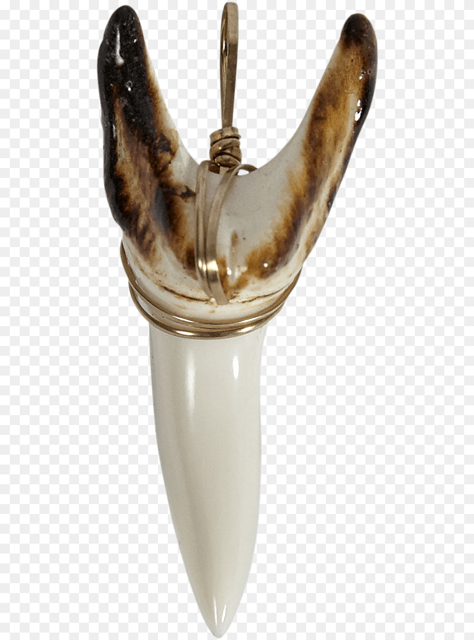 Shark Teeth Burnt Gold Wired Deer, Accessories, Gemstone, Jewelry, Blade Png Image