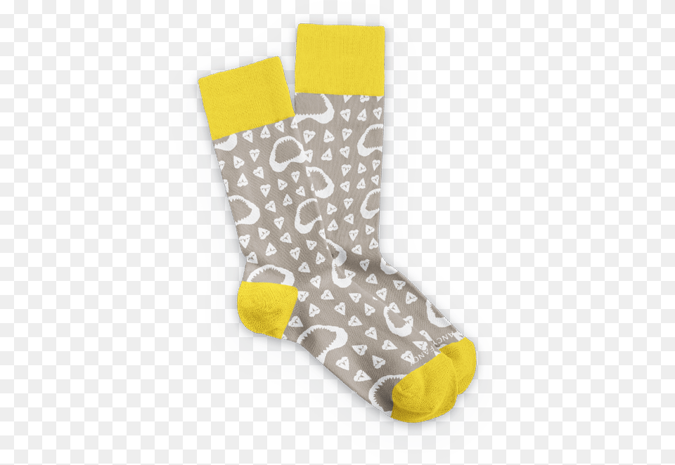 Shark Tooth Yellowclass Lazyload Lazyload Fade In Sock, Clothing, Hosiery, Chair, Furniture Png Image