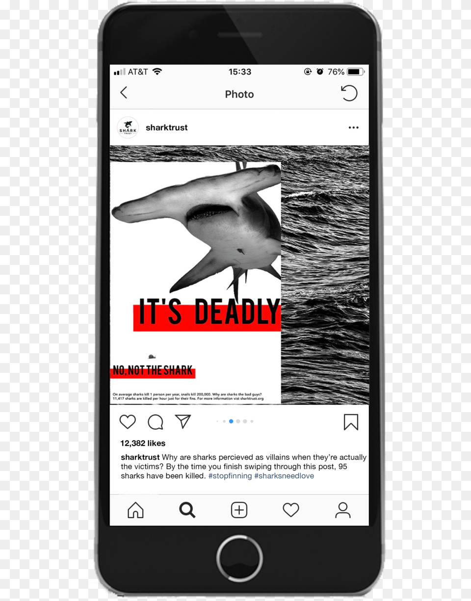 Shark Trust Instagram Mockup, Electronics, Phone, Mobile Phone, Person Png Image