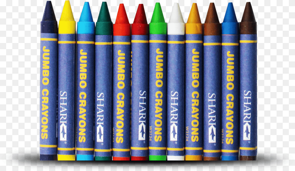 Shark Wax Crayons Jumbo Wax Writing, Book, Publication, Crayon Png Image