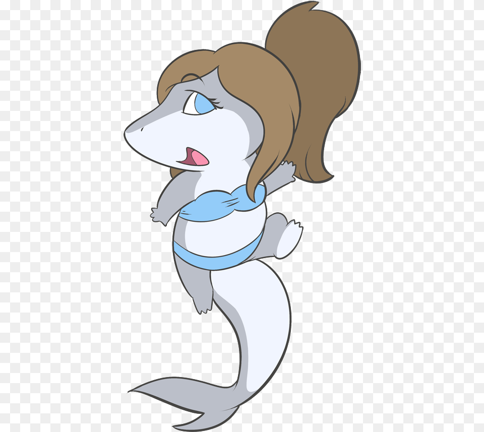 Sharks 3d Female Shark Clipart, Cartoon, Baby, Person Png Image