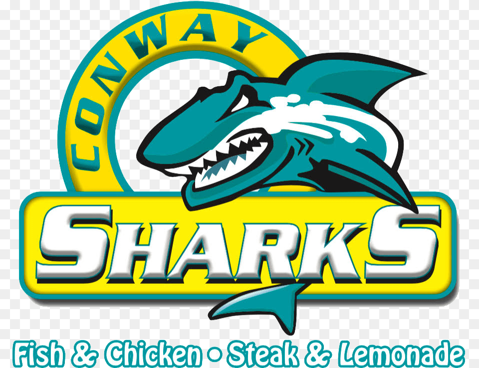 Sharks Fish Amp Chicken On, Logo, Animal, Sea Life, Shark Free Png