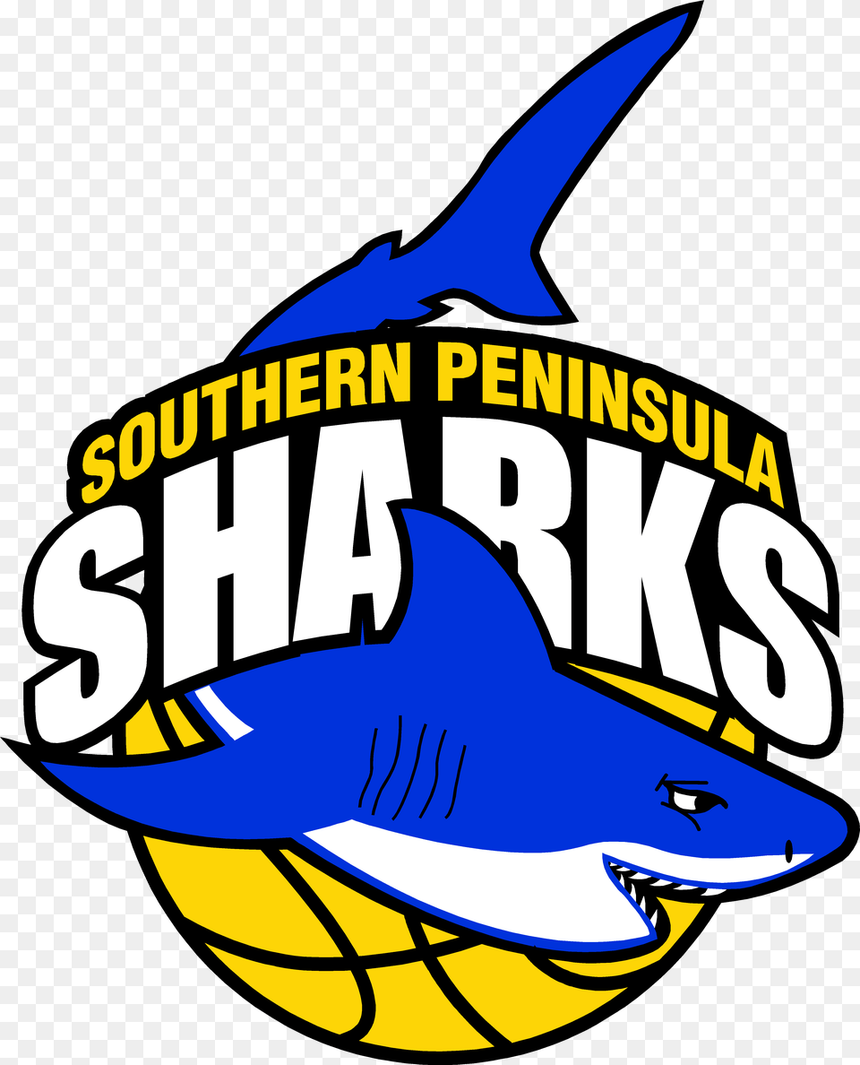 Sharks Logo Southern Peninsula Basketball, Animal, Sea Life, Fish, Shark Png Image
