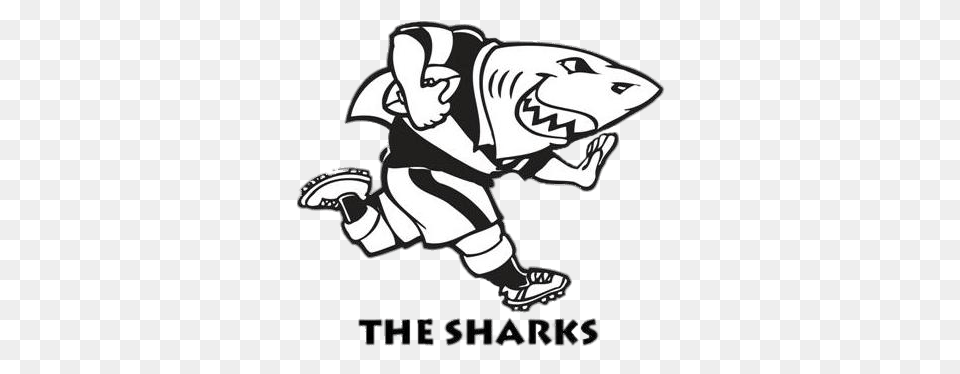 Sharks Rugby Logo, Stencil, Book, Comics, Publication Free Transparent Png