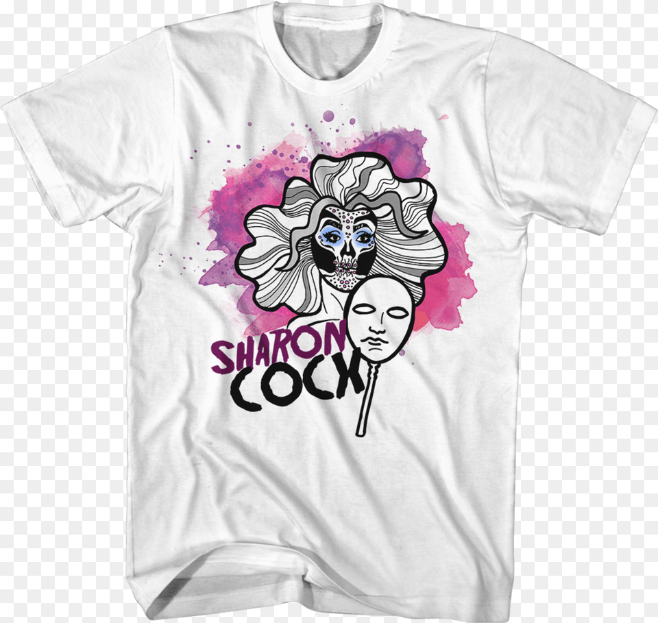 Sharon Cocx Pink Watercolor T Shirt La Liga T Shirt, Clothing, T-shirt, Face, Head Png Image