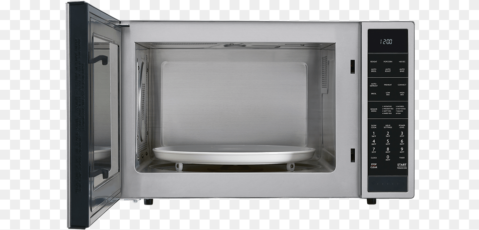 Sharp Appliances Microwave With Open Door, Appliance, Device, Electrical Device, Oven Free Png Download