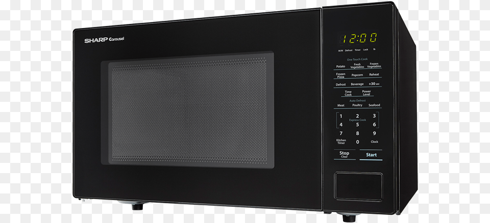 Sharp Carousel Smc1131cb Microwave 11 Cu Ft Black, Appliance, Device, Electrical Device, Oven Png Image