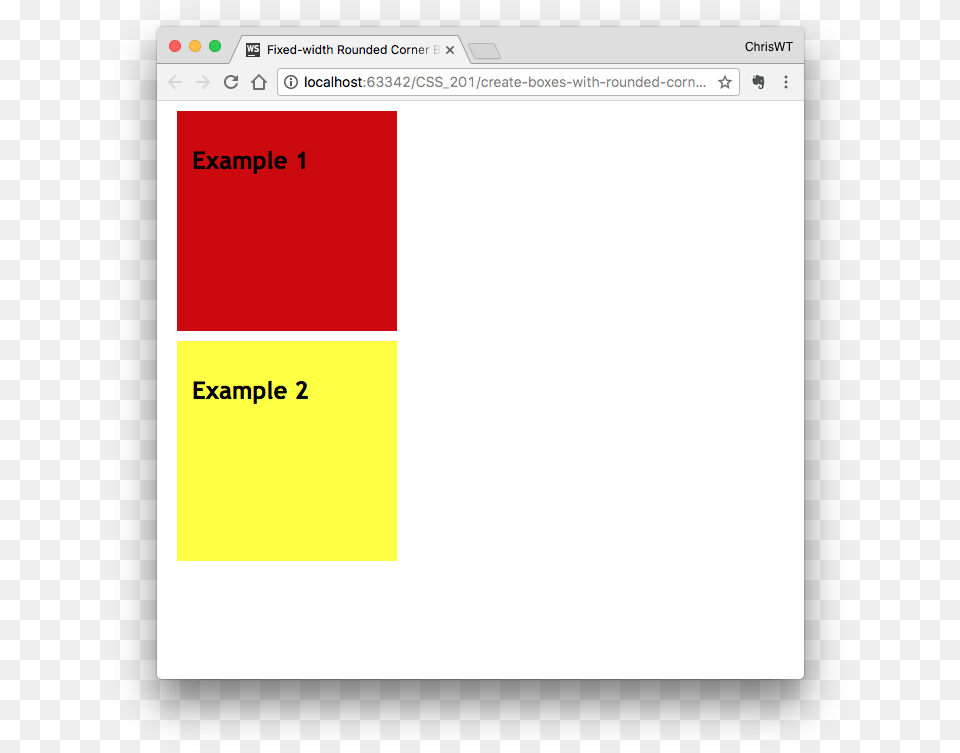 Sharp Corner Boxes Create A Box In Css, File, Webpage Png