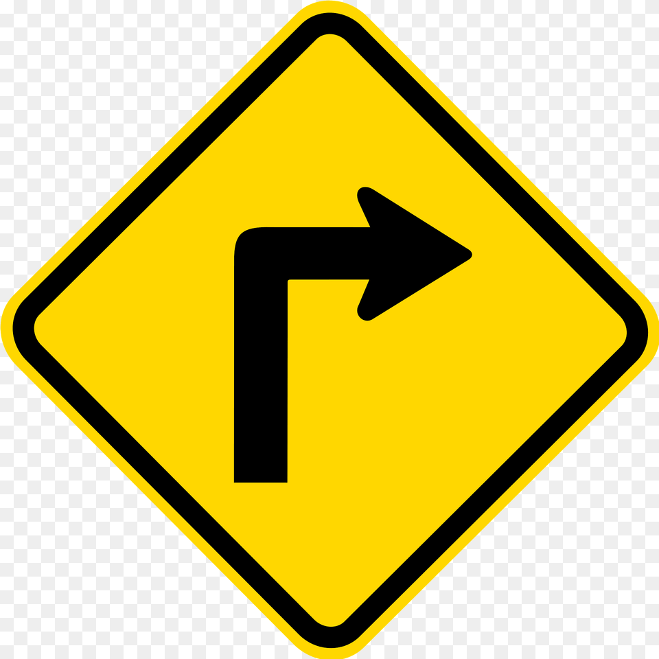 Sharp Curve Ahead Sign In Brazil Clipart, Symbol, Road Sign Free Png Download