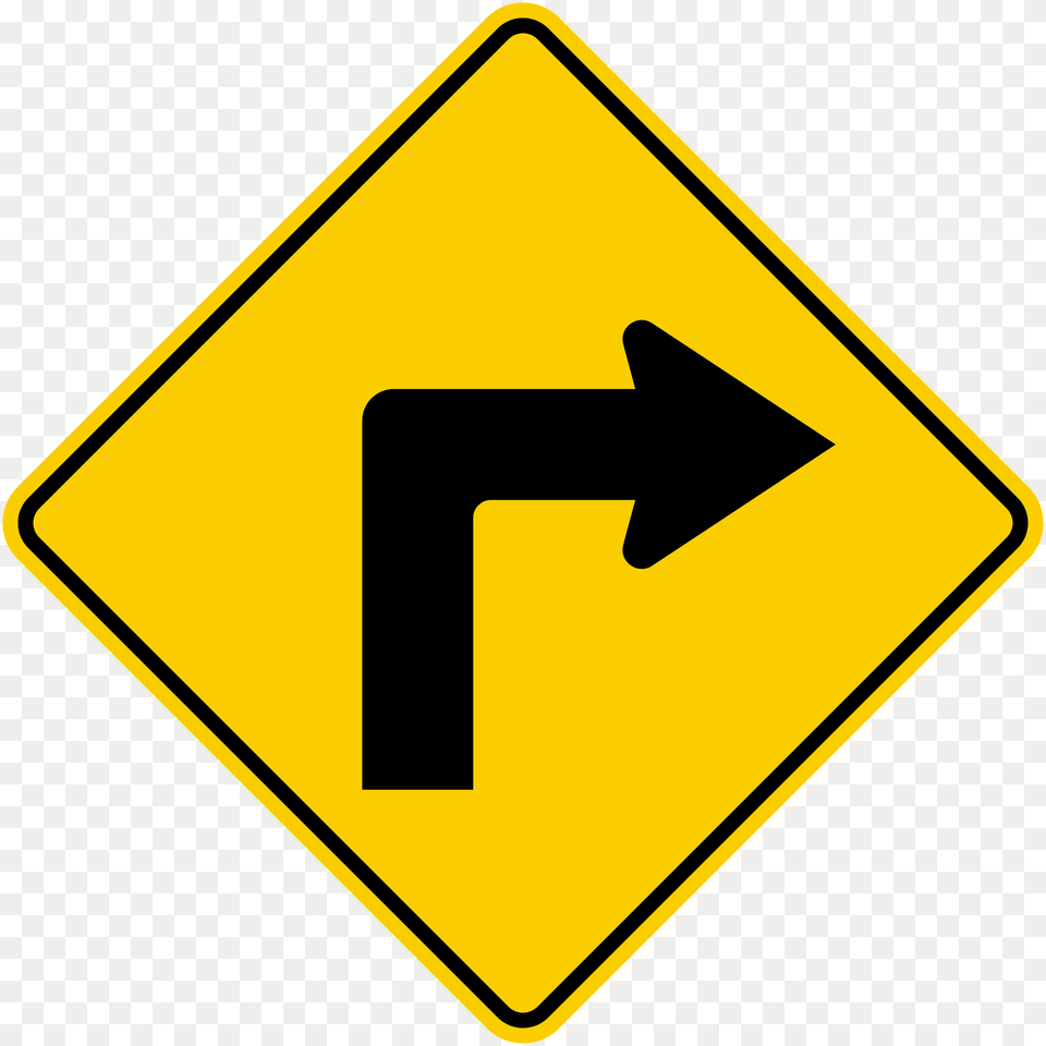 Sharp Curve Ahead Sign In Colombia Clipart, Symbol, Road Sign Free Transparent Png