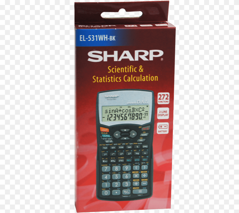 Sharp El 531wh Book Scientific Calculator Sharp El 531whb Scientific Calculator, Electronics, Remote Control Free Png Download