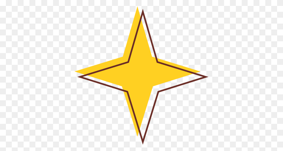 Sharp Star Icon, Star Symbol, Symbol, Cross Free Png
