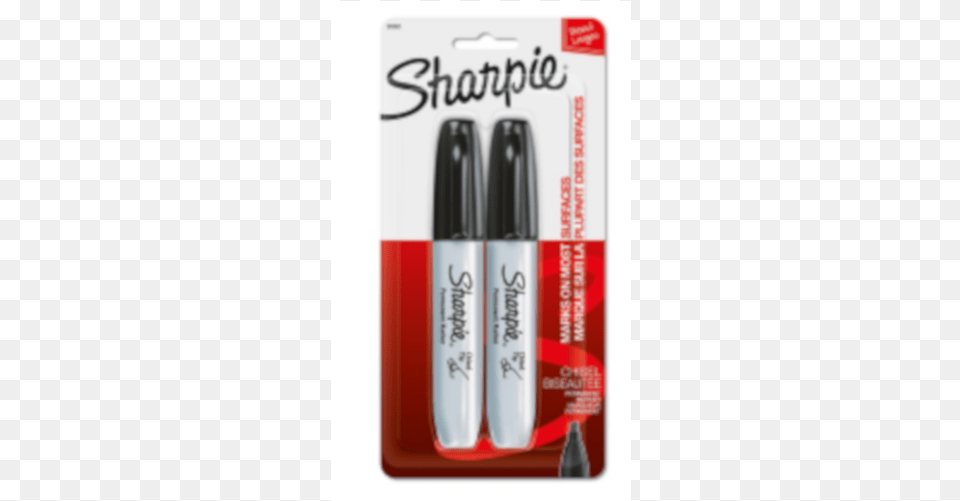Sharpie Chisel Tip Markers Sanford Sharpie Marker Chisel Tip 2pk Black, Food, Ketchup, Cosmetics Free Png Download