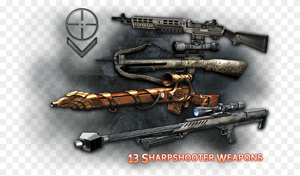 Sharpshooter Weapons Firearm, Gun, Rifle, Weapon, Handgun Free Transparent Png
