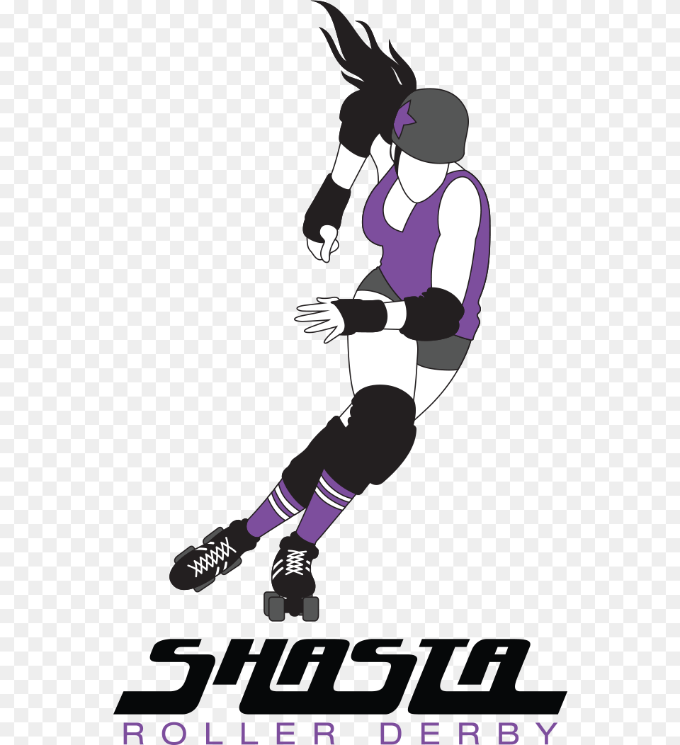 Shasta Derby Shasta Roller Derby, Purple, Book, Publication, Comics Png Image