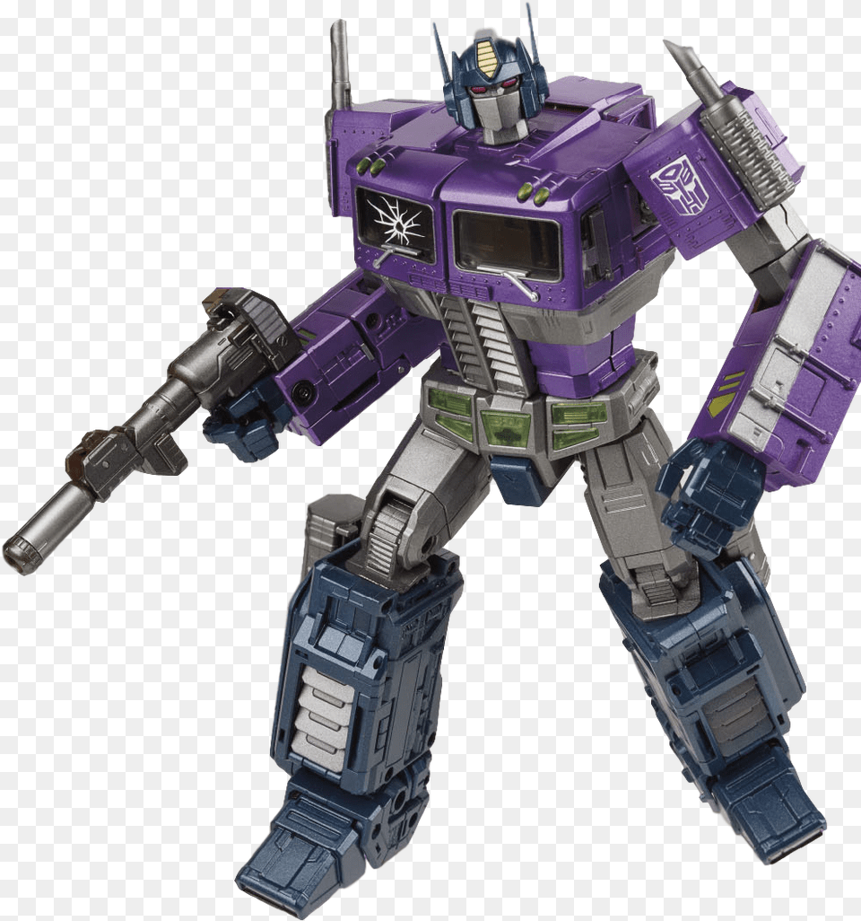 Shattered Glass Optimus Prime Masterpiece, Toy, Robot Png