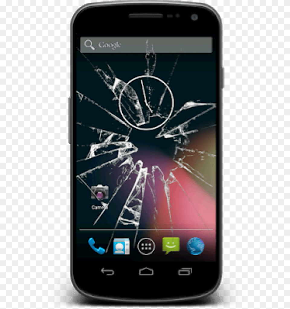 Shattered Pieces Of Glass, Electronics, Iphone, Mobile Phone, Phone Free Png