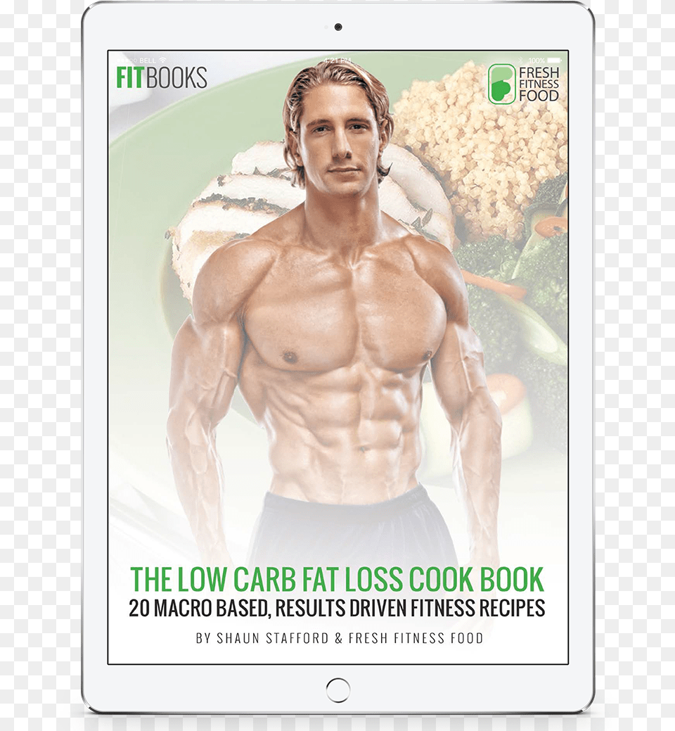 Shaun Ipad Cookbook Bodybuilding, Adult, Male, Man, Person Png Image