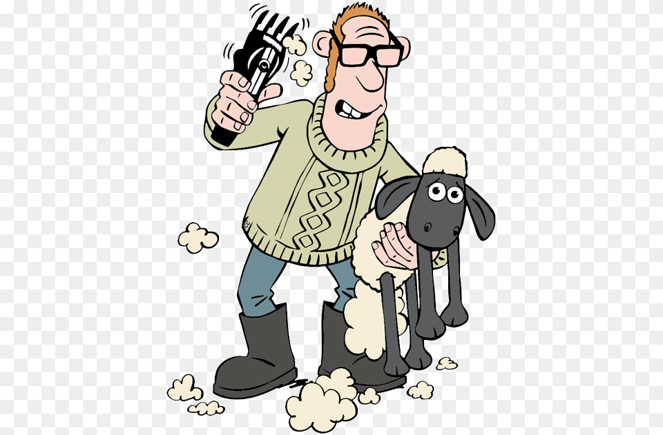 Shaun The Sheep Movie Clip Art Cartoon Clip Art, Baby, Person, Clothing, Footwear Png Image