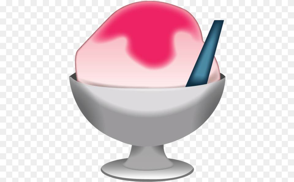 Shaved Ice Emoji Shaved Ice Emoji De Whatsapp, Cream, Dessert, Food, Ice Cream Free Transparent Png