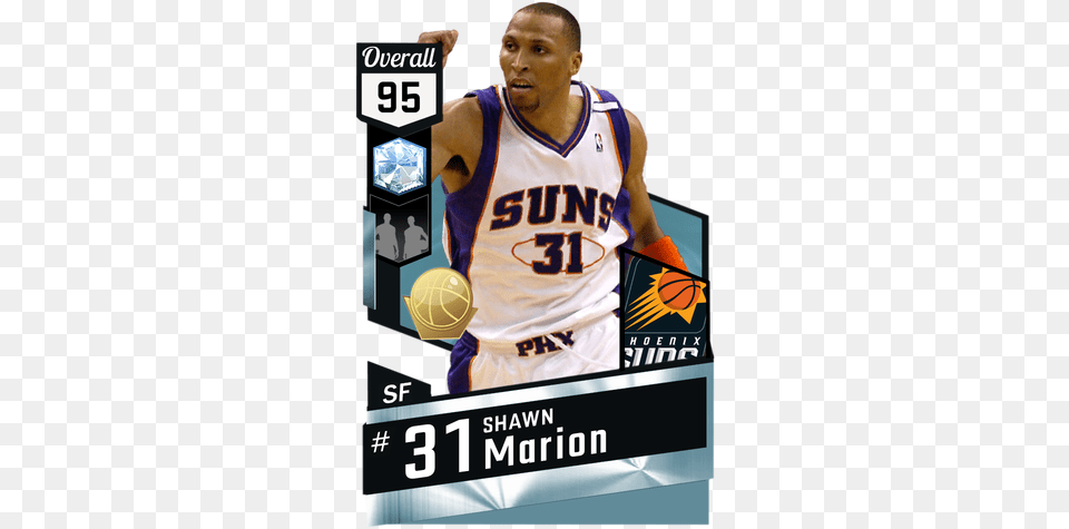 Shawn Marion Diamond Card Reggie Miller Nba, Sphere, Person, People, Male Free Png Download