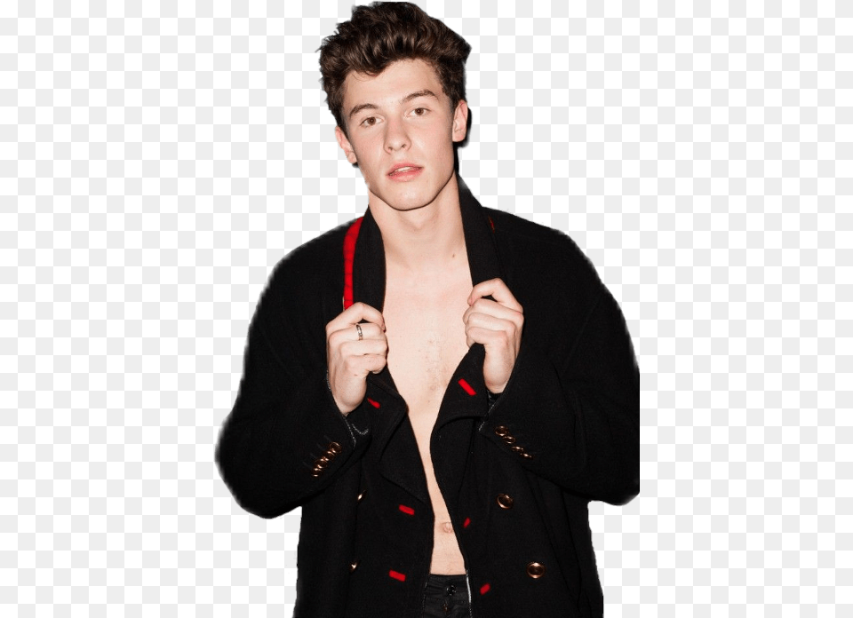 Shawn Mendes Flaunt Magazine Buy, Jacket, Head, Hand, Person Png