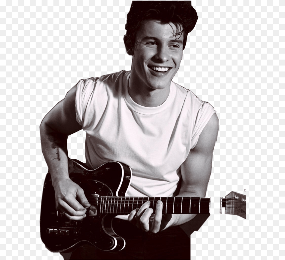 Shawn Mendes Shawnmendes Guittar Eletricguittar Smile Shawn Mendes, Guitar, Musical Instrument, Adult, Person Png Image