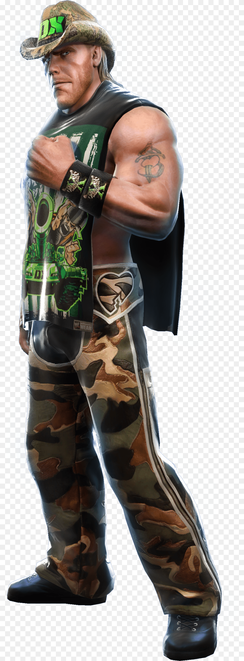 Shawn Michaels Shawn Michaels Video Game, Person, Skin, Tattoo, Adult Png