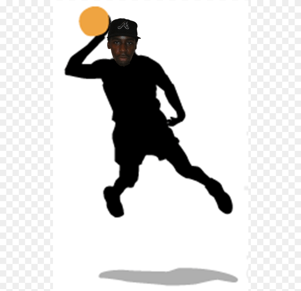 Shawndunk Basketball Player Silhouette, Person, People, Adult, Man Free Transparent Png