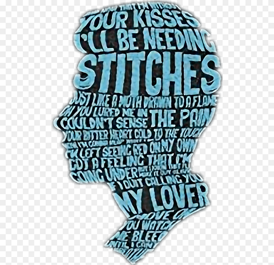 Shawnmendes Stitchesshawn Mendes, Advertisement, Poster, Sticker, Text Free Png Download