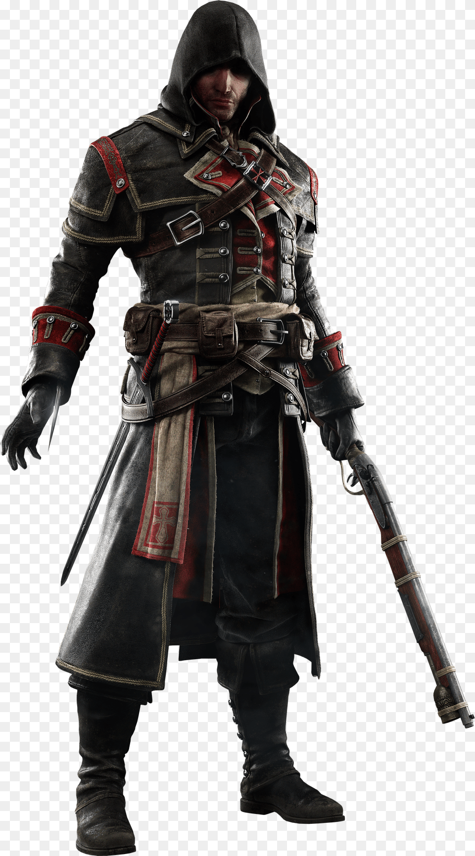 Shay Cormac Minecraft Skin Assassins Creed Rogue, Stencil, Bow, Weapon, Food Free Png