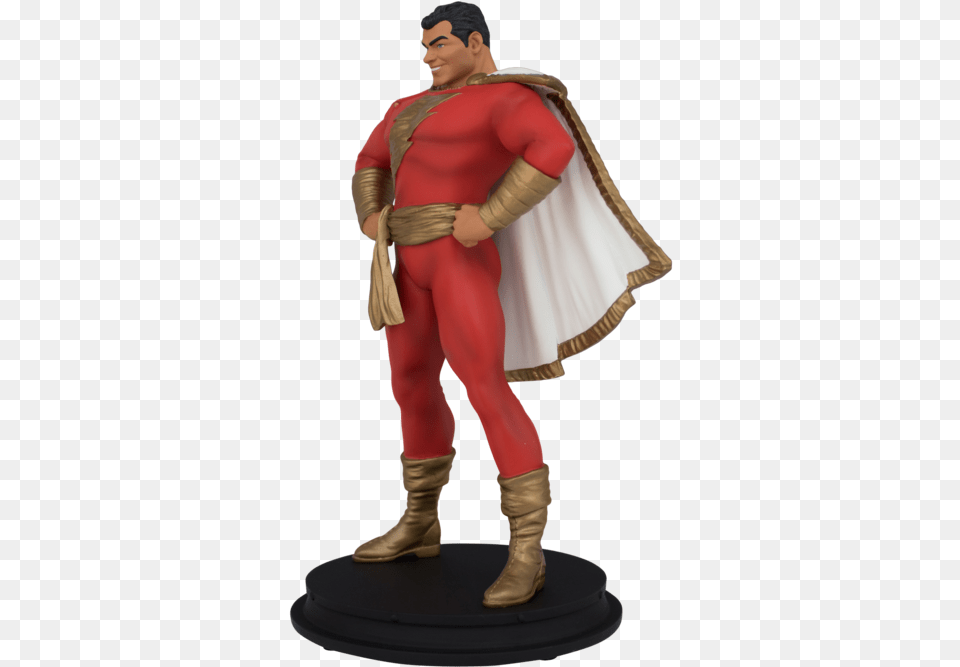 Shazam Statue, Person, Figurine, Costume, Clothing Free Png
