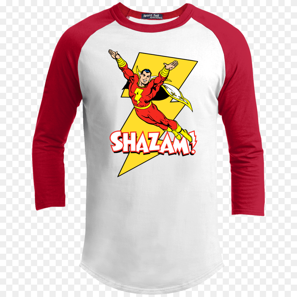 Shazam Superhero Retro Cape Superman Comic Comicon, Clothing, Long Sleeve, Shirt, Sleeve Free Transparent Png
