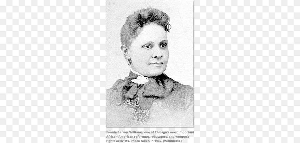 She Fannie Barrier Williams Was An African American Fannie Barrier Williams, Adult, Wedding, Portrait, Photography Free Transparent Png