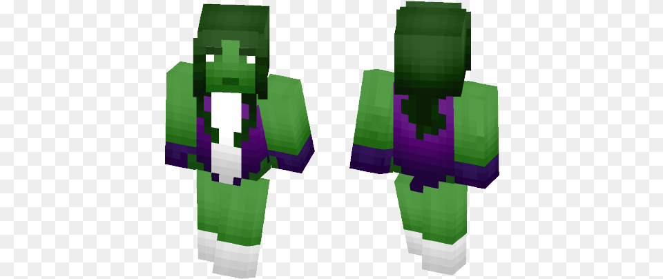 She Hulk Marvel Minecraft, Green, Person Free Transparent Png