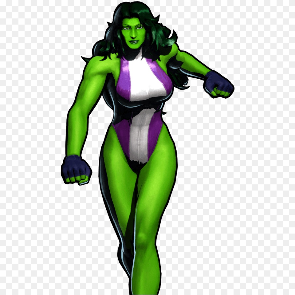 She Hulk Transparent, Adult, Female, Person, Woman Png Image