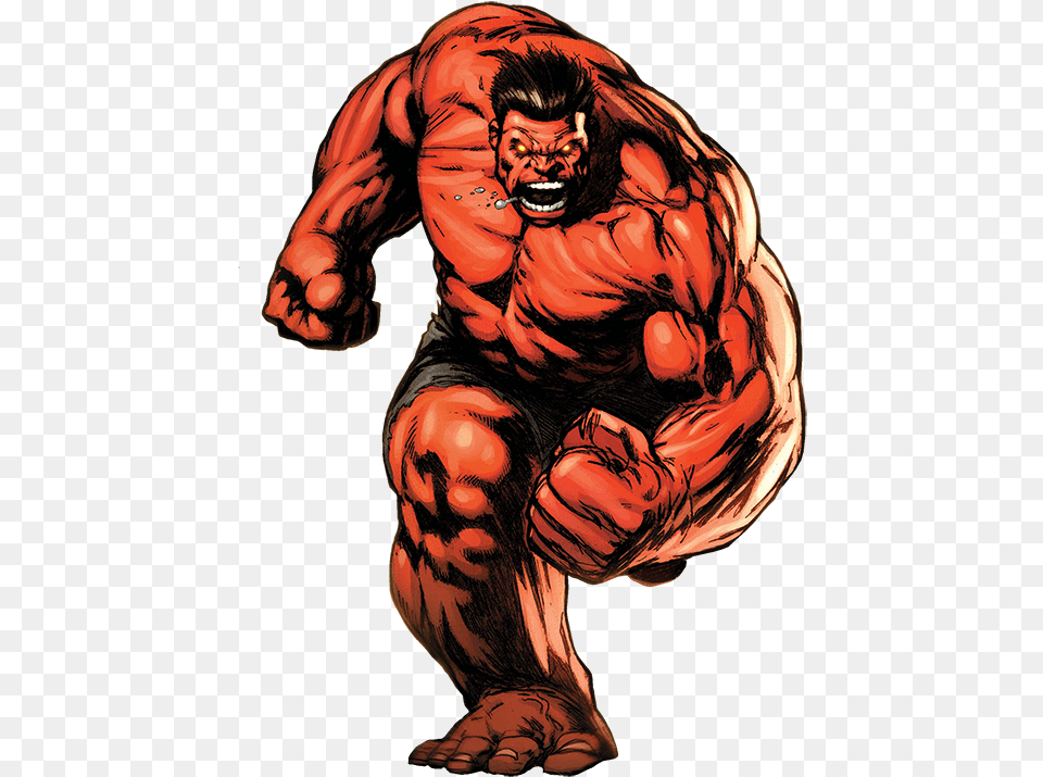 She Hulk Vermelha Marvel Comics Red Hulk, Animal, Ape, Mammal, Wildlife Free Png