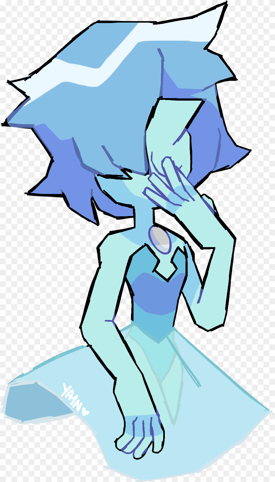 She Is Perfection Blue Pearl Steven Universe, Adult, Person, Woman, Female Png