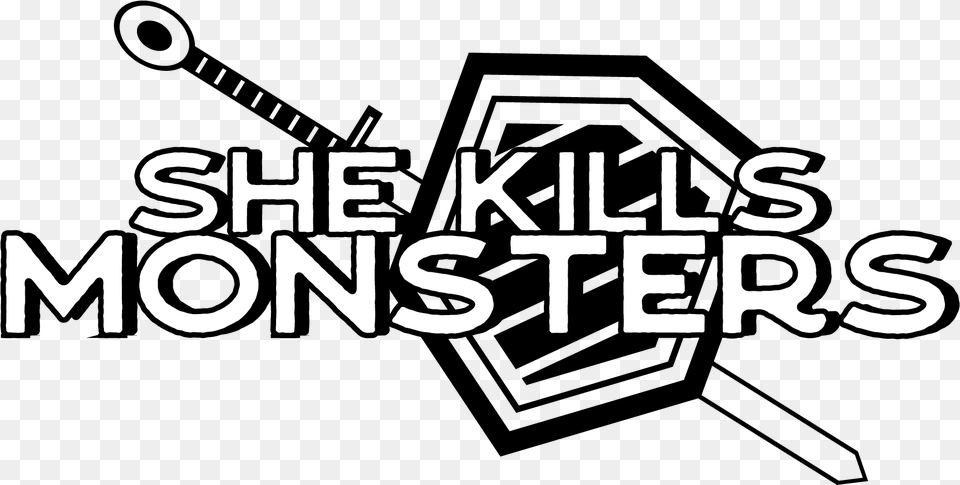 She Kills Monsters Logo, Text Free Transparent Png