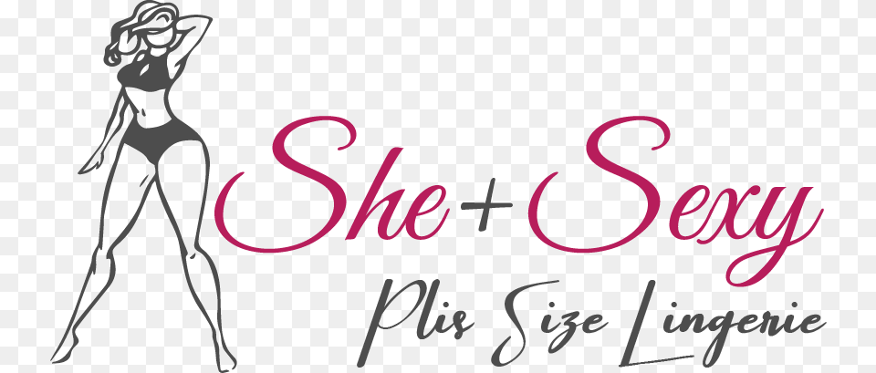 She Plus Sexy Calligraphy, Adult, Female, Person, Woman Free Transparent Png